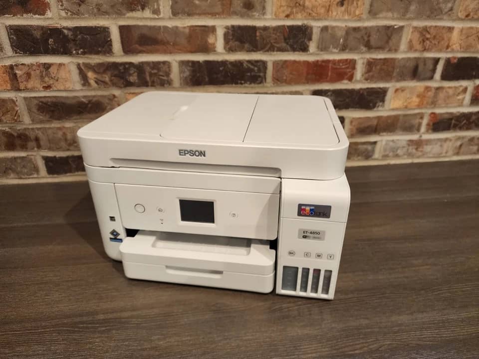 Epson EcoTank ET-4850 Printers Black Refurbished - Excellent