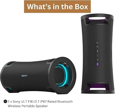 Sony ULT FIELD 7 Portable Bluetooth Speakers Black New
