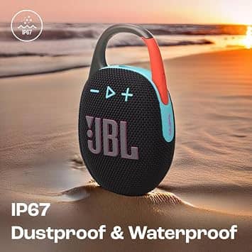 JBL Clip 5 Portable Bluetooth Speakers Purple New