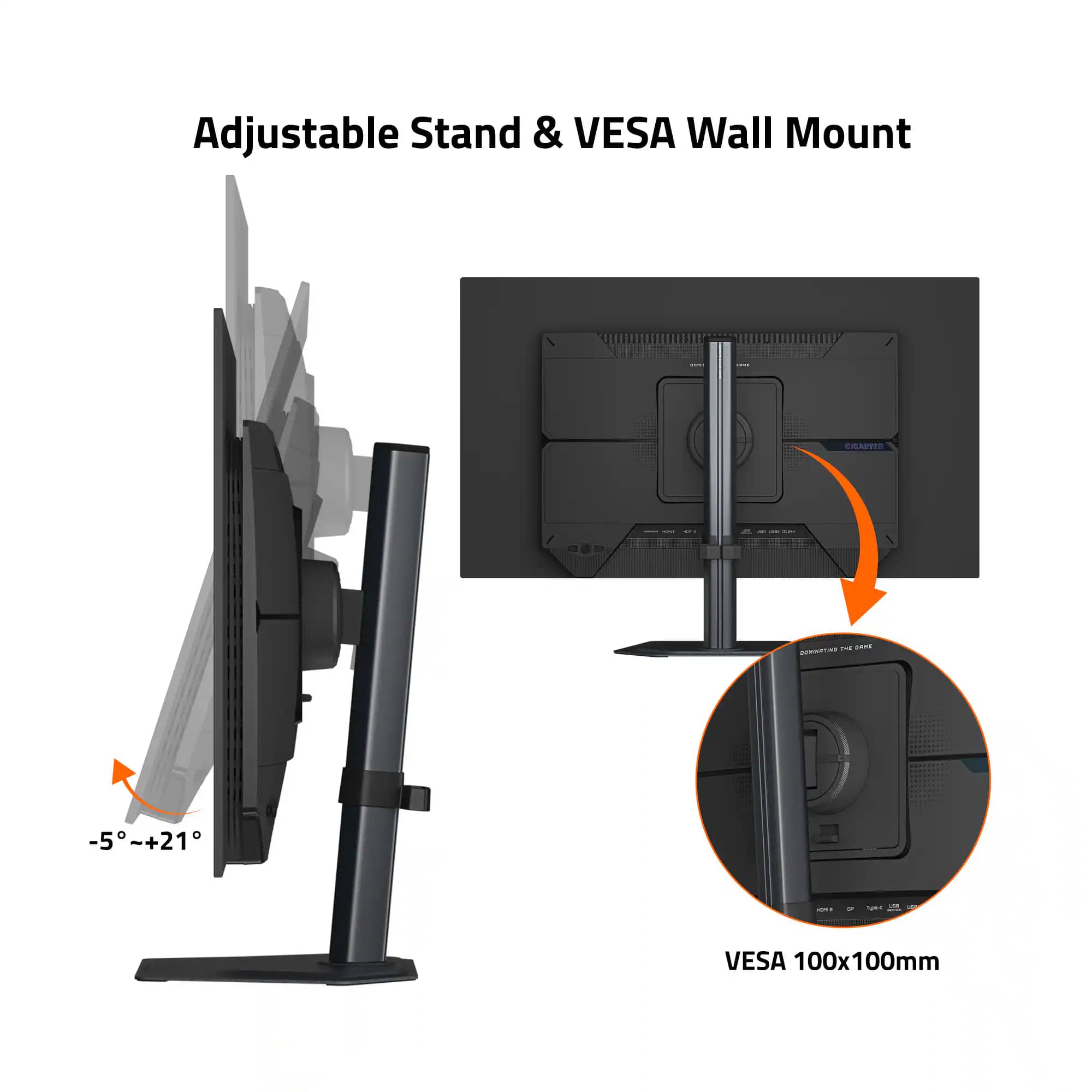 GIGABYTE MO27Q28G SA1 Monitors New