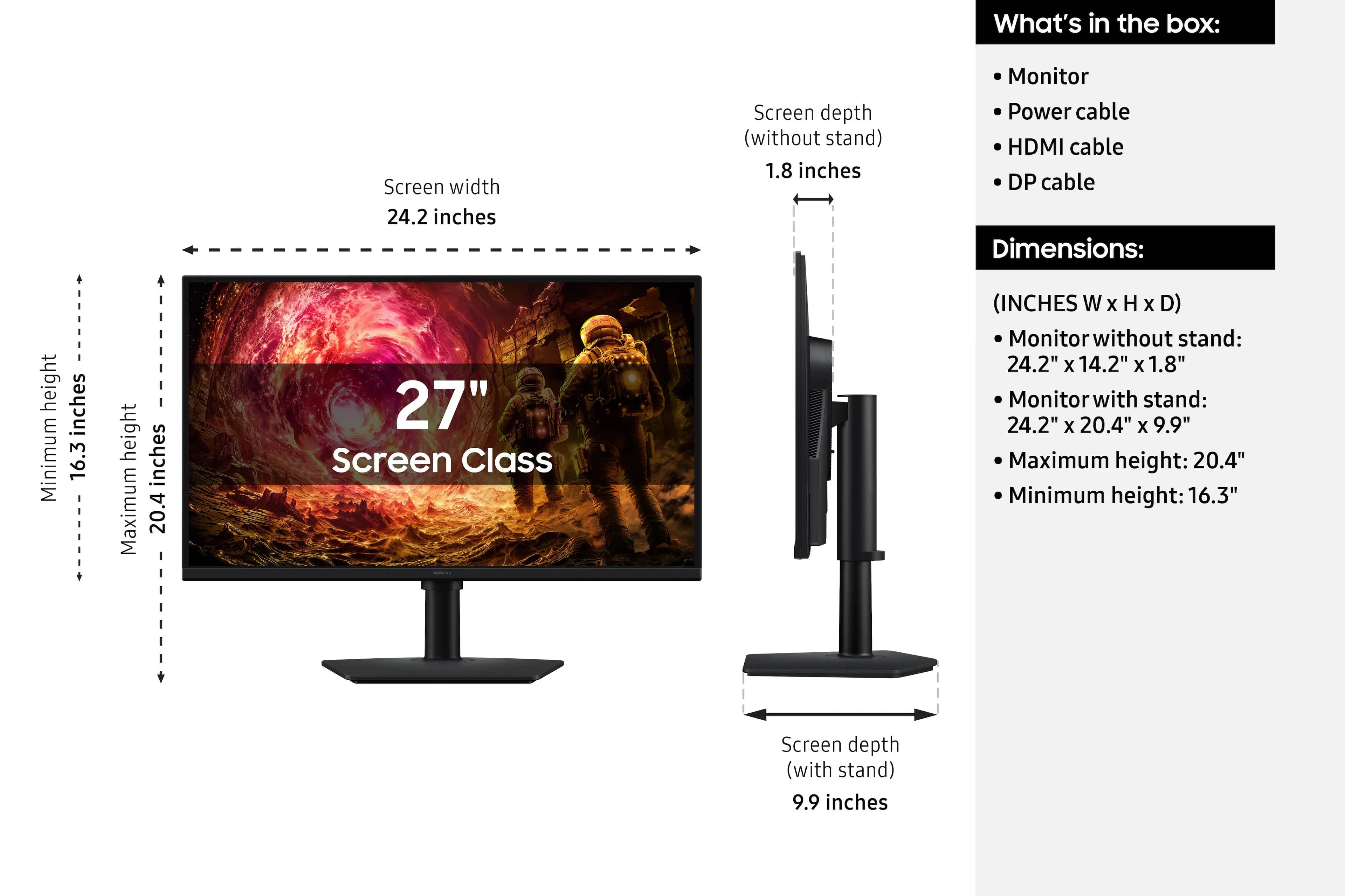 Samsung LS27FG502E Monitors New