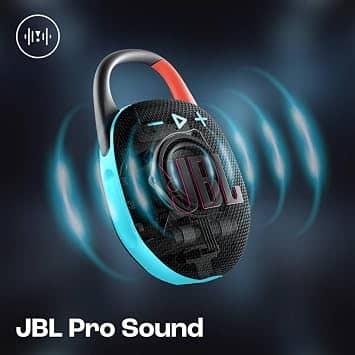 JBL Clip 5 Portable Bluetooth Speakers Purple New