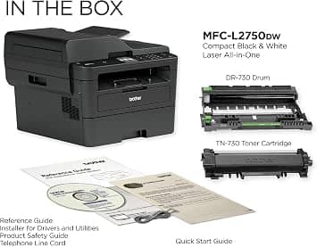 Brother MFC-L2750DW Printers Black Refurbished - Excellent