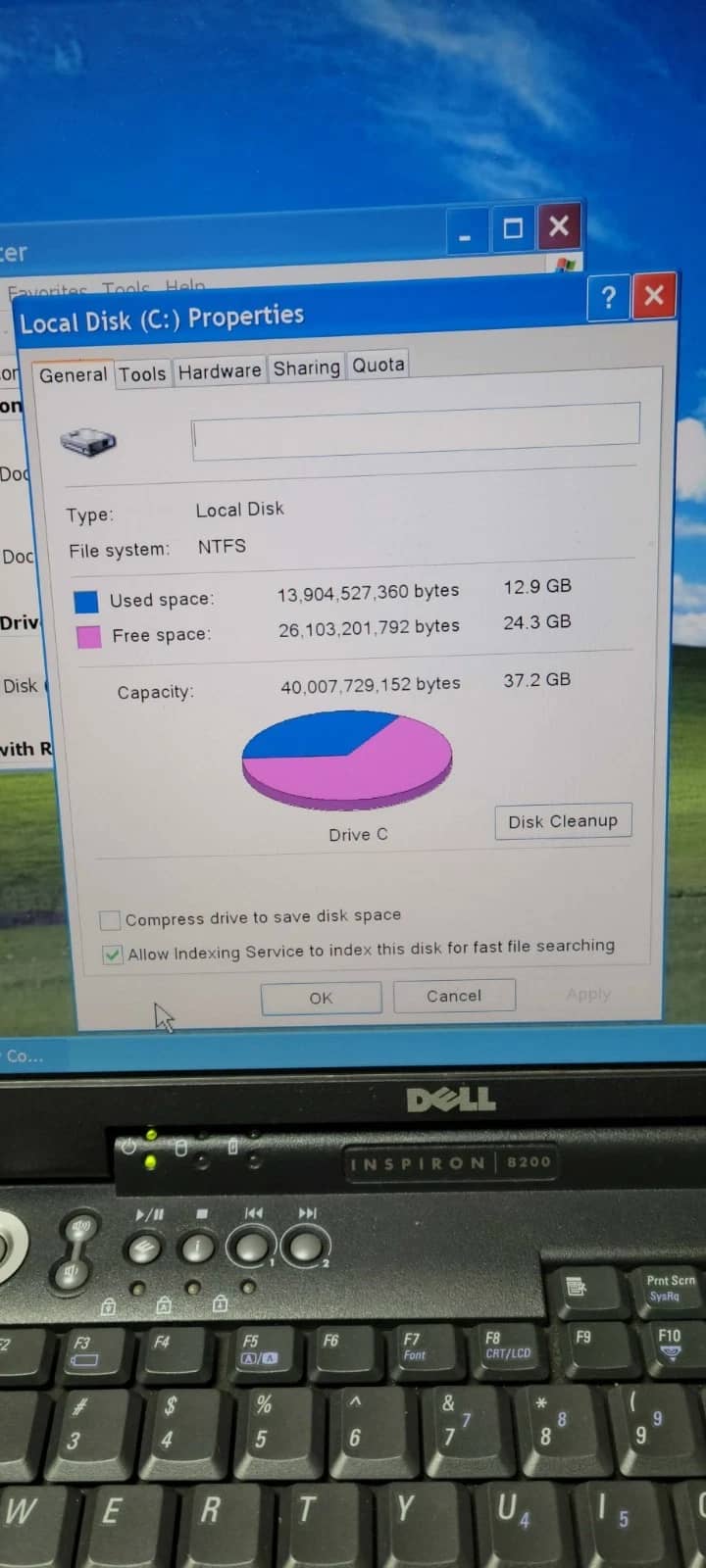 Dell Inspiron 8200 Computers 40 GB 512MB Used - Good