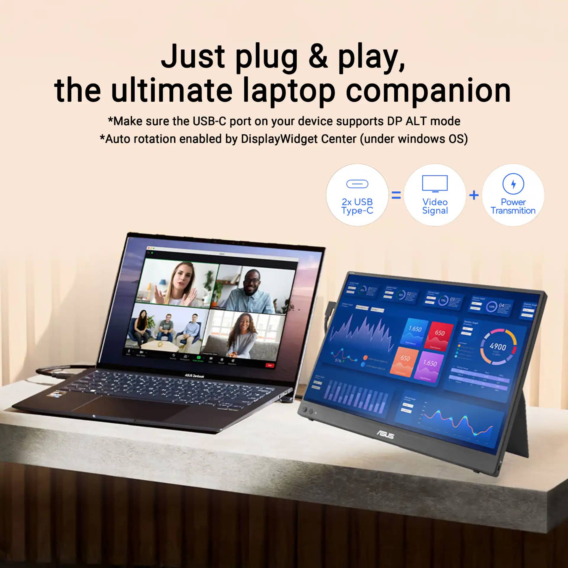 ASUS MB16FC Monitors New