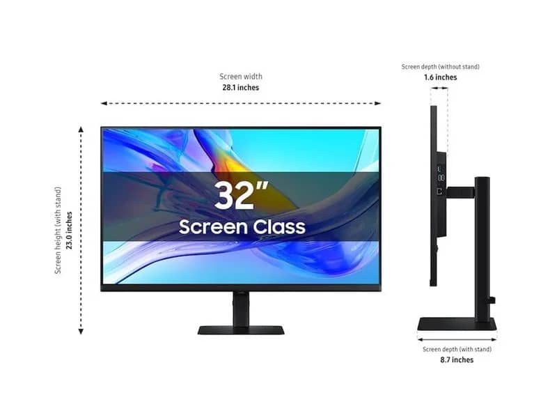 Samsung LS32D800UB Monitors New