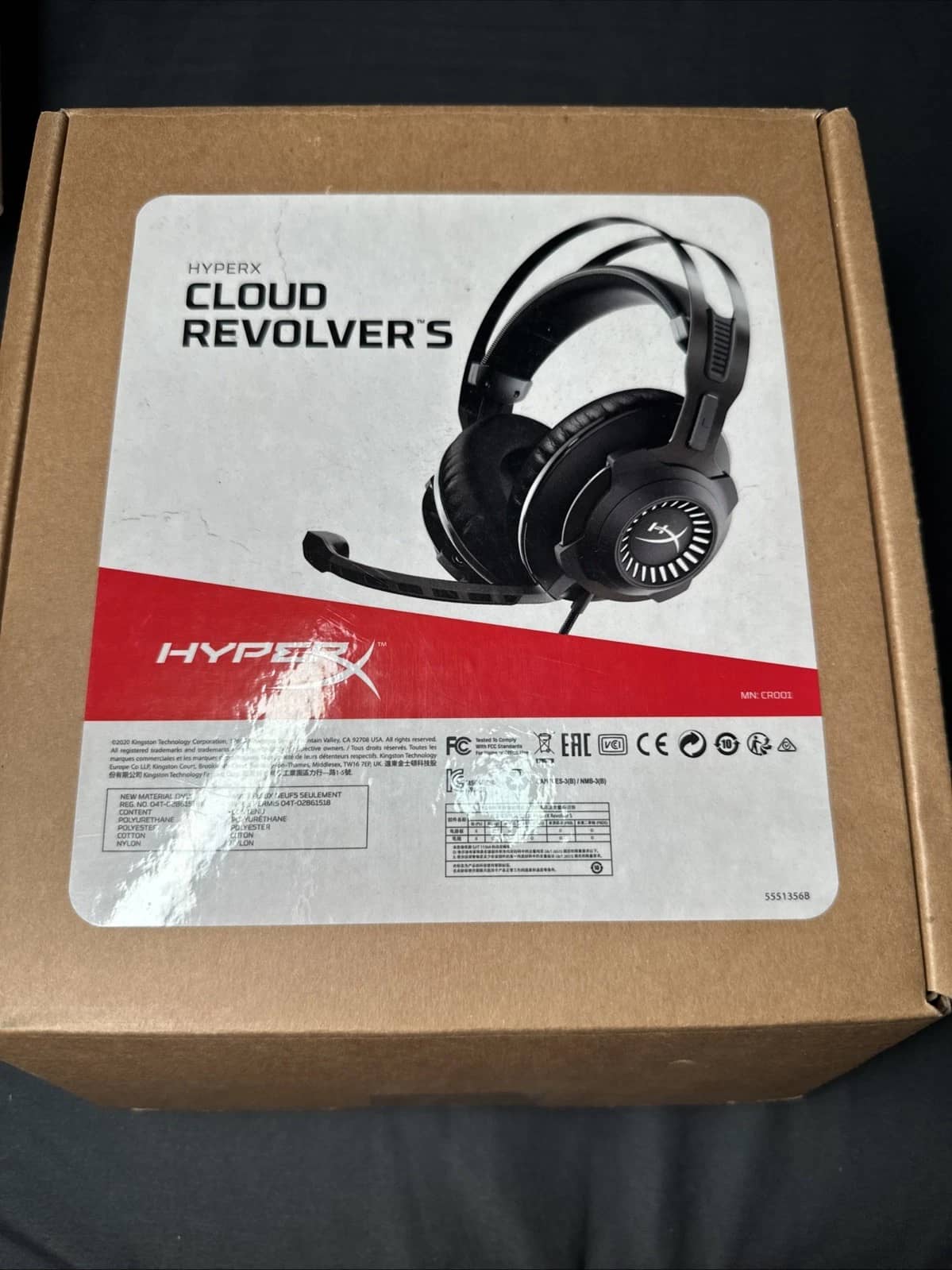 HyperX Cloud Revolver Headphones & Earbuds Gray Open-Box Excellent