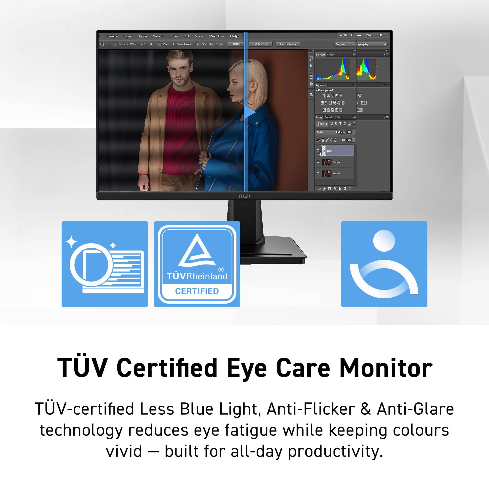 MSI PRO MP225 E12VL Monitors New