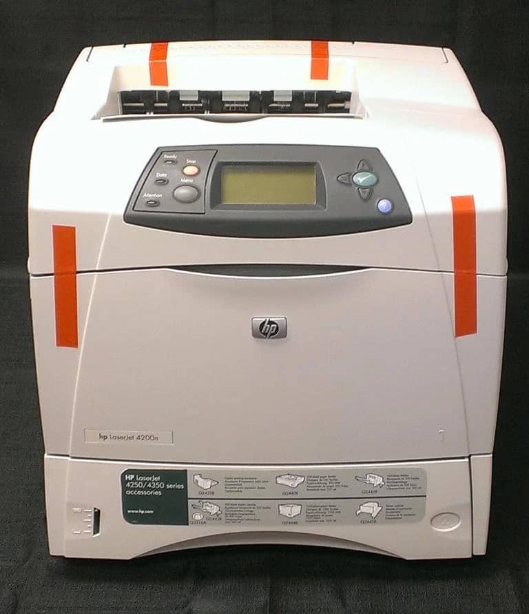 HP LaserJet 4250n Printers White Refurbished - Good