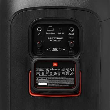 JBL PartyBox Club 120 Portable Bluetooth Speakers Black New