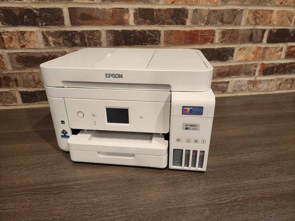 Epson EcoTank ET-4850 Printers Black Refurbished - Excellent