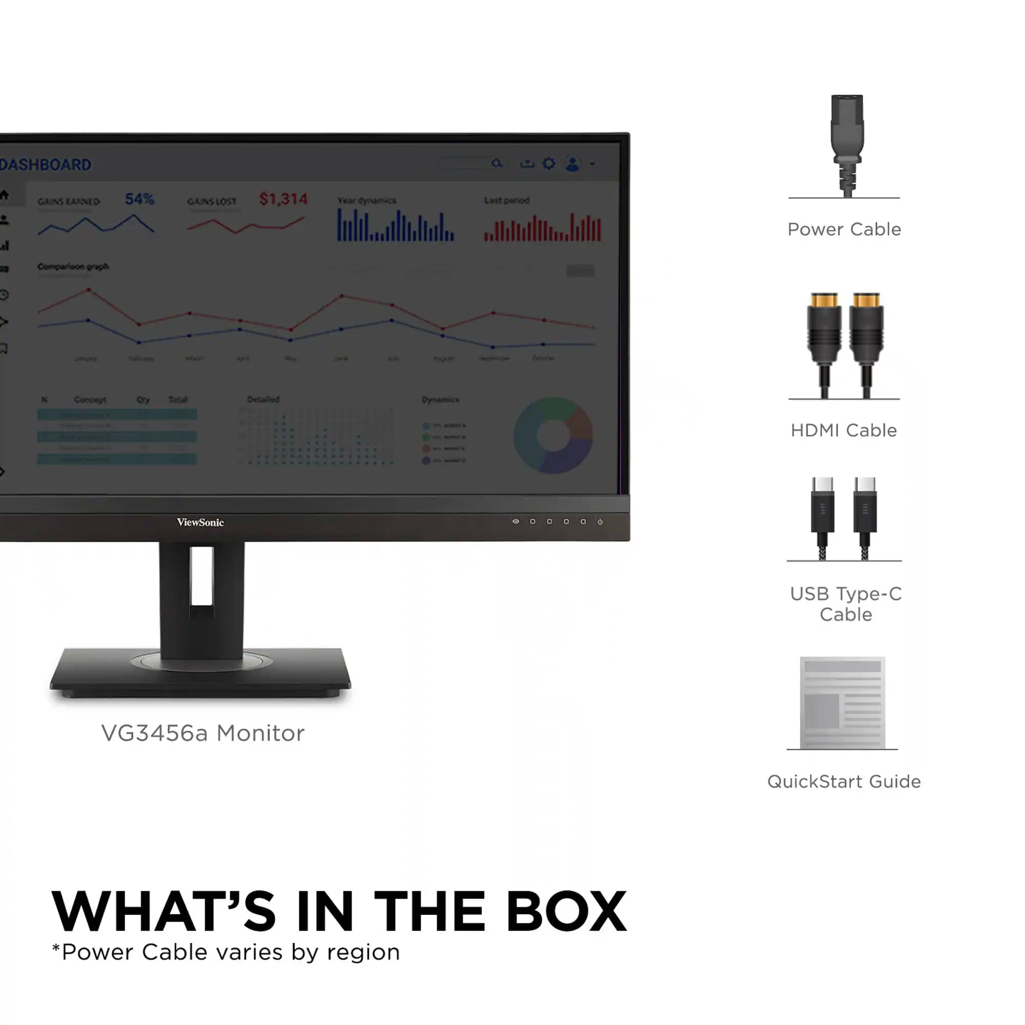 ViewSonic VG3456A Monitors New