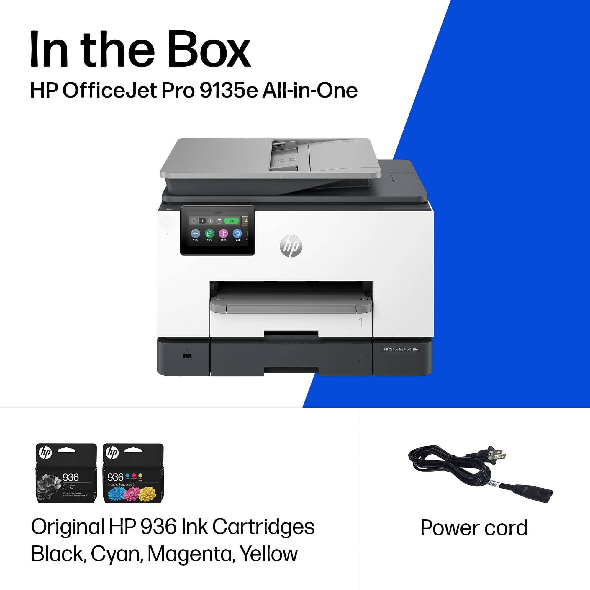 HP HP OfficeJet Pro 9135e All-in-One Printer Printers White New
