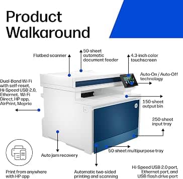 HP HP Color LaserJet Pro MFP 4301fdw Printers New