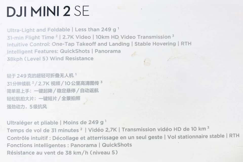 DJI Mini 2 SE Quadcopters & Multirotors For parts or not working