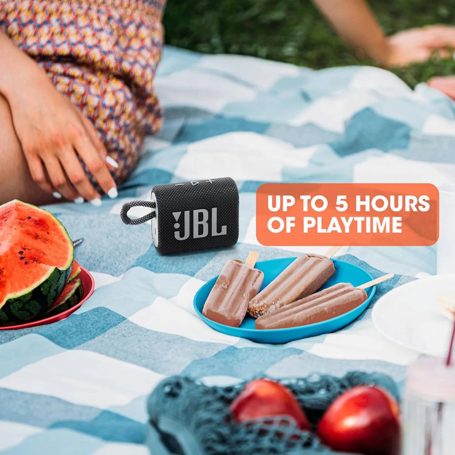 JBL Clip 3 Portable Bluetooth Speakers White Refurbished - Excellent