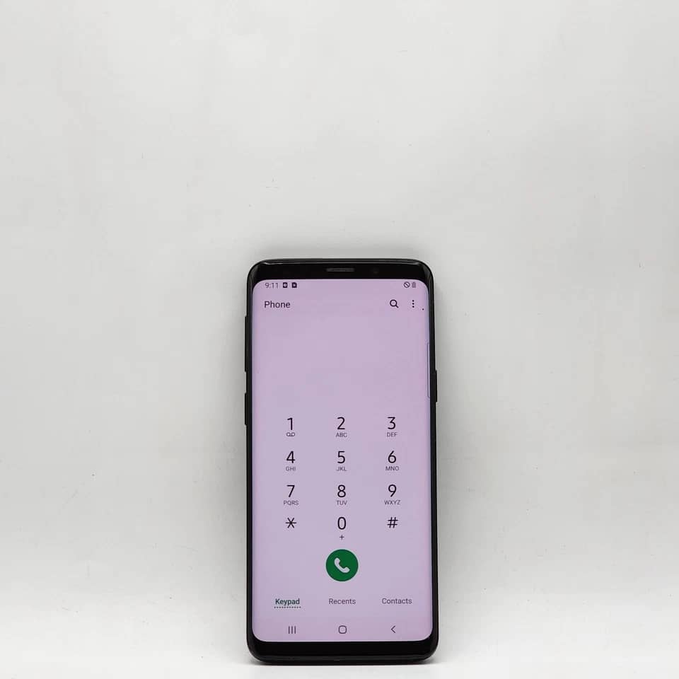 Samsung Galaxy S9 Cell Phones Black AT&T 64GB Refurbished - Acceptable