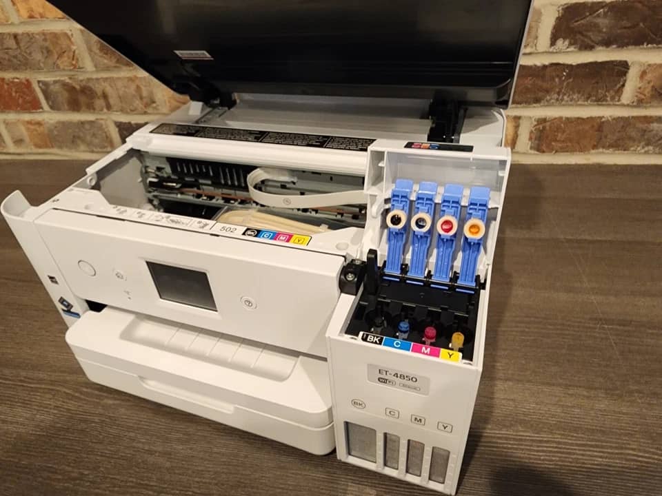 Epson EcoTank ET-4850 Printers Black Refurbished - Excellent