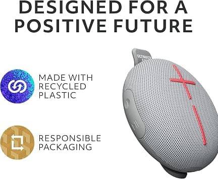 Ultimate Ears MiniRoll Portable Bluetooth Speakers Black New