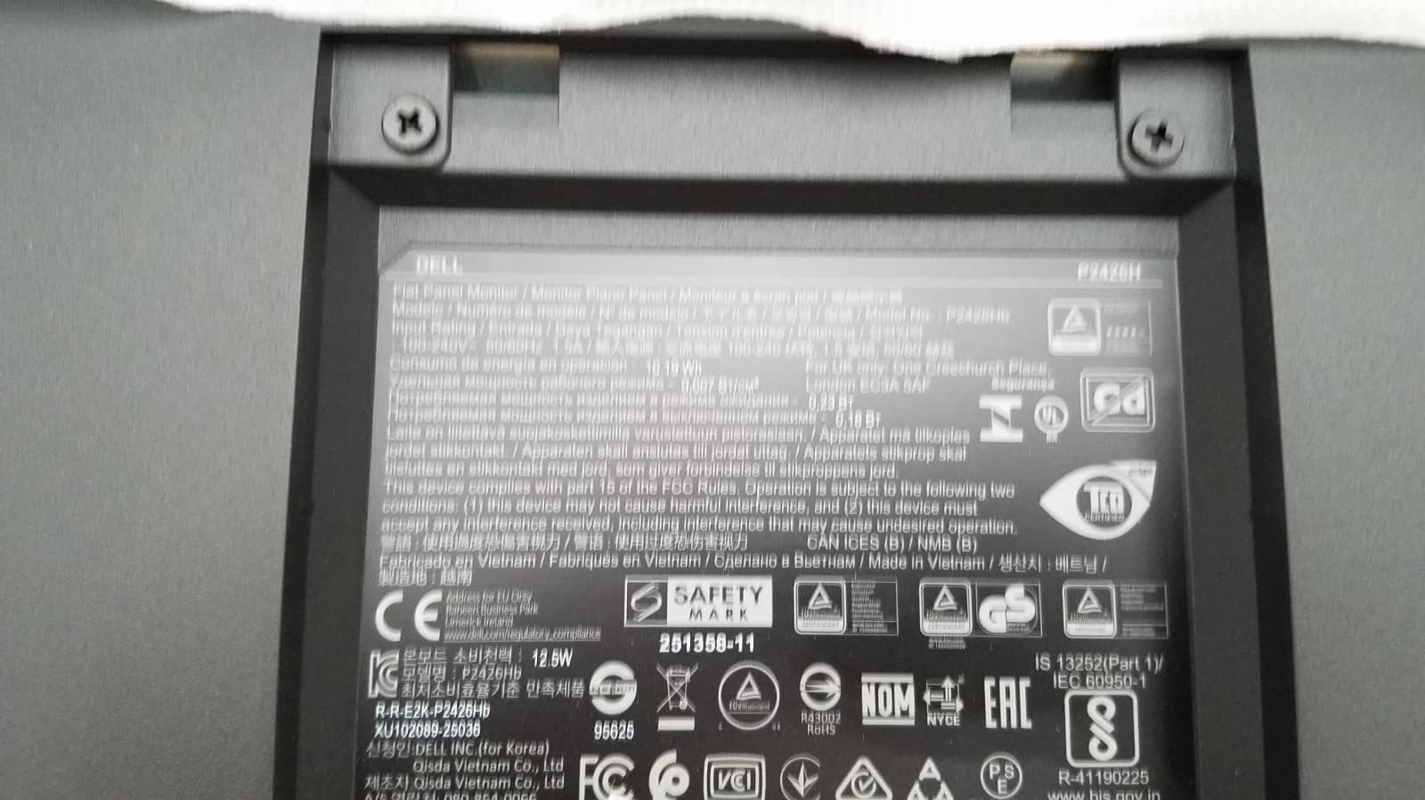Dell P2426H Monitors New