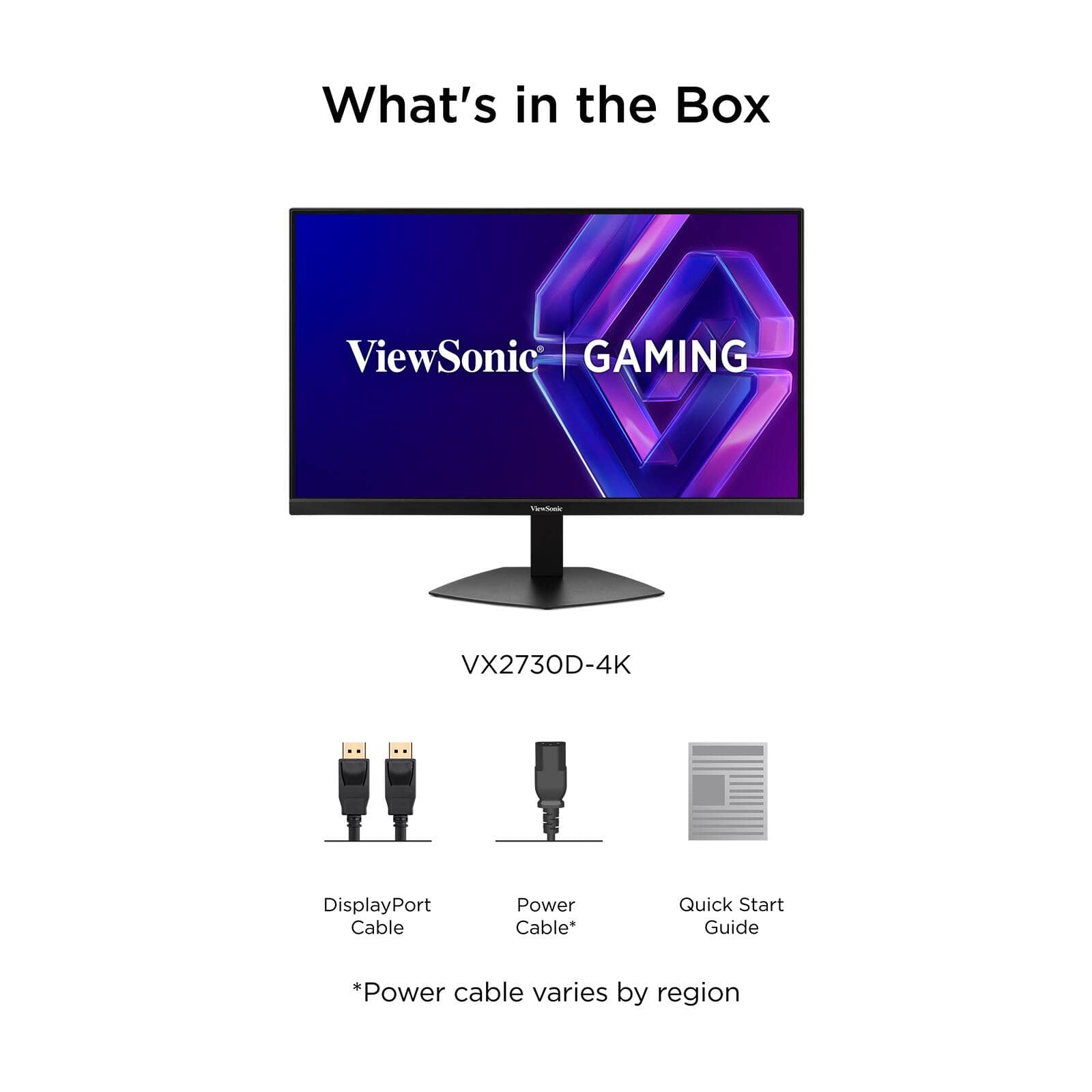 ViewSonic VX2730D-4K Monitors New