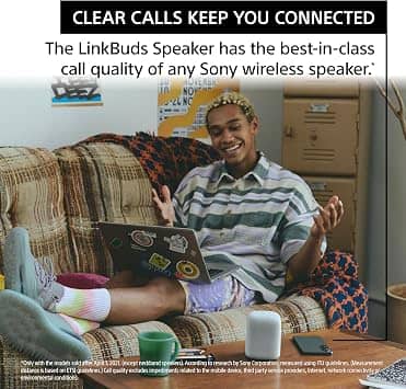 Sony LinkBuds Speaker Portable Bluetooth Speakers Black New