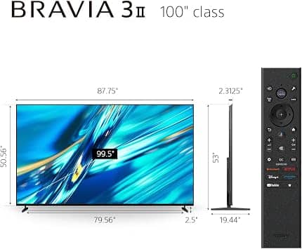 Sony BRAVIA 3 II K-XR30M2 TVs 43 inch New