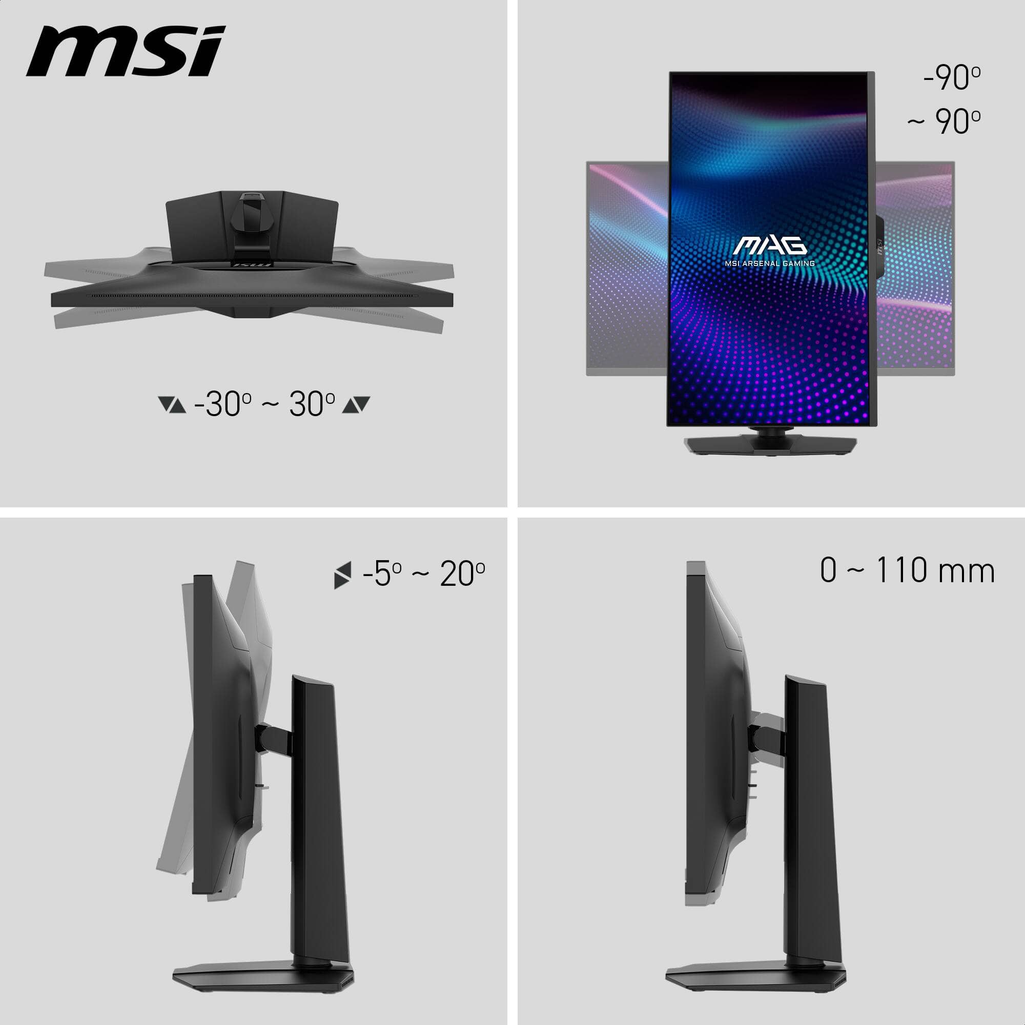 MSI MAG 274QPF X30MV Monitors New