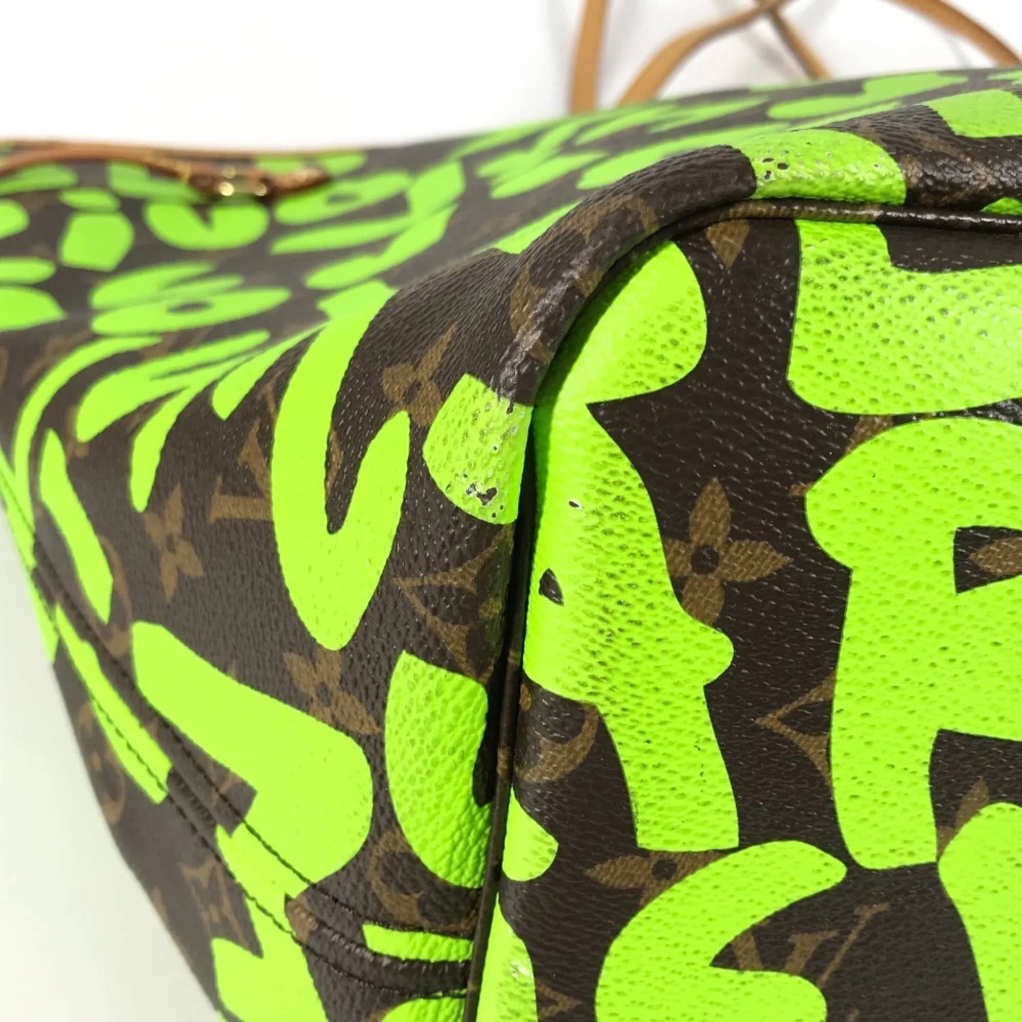 Louis Vuitton Neverfull Women's bags GM Green Monogram Canvas Used - Good