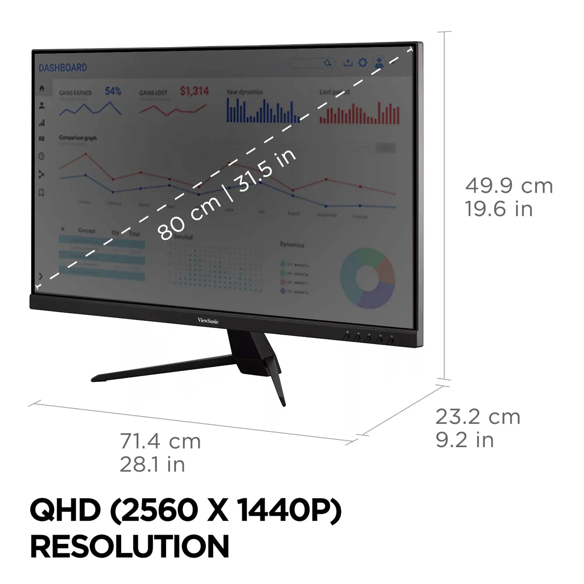 ViewSonic VX3267U-2K Monitors New