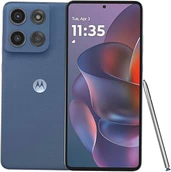 Motorola Moto G Stylus 5G 2025 Cell Phones Blue Unlocked 128GB Refurbished - Excellent