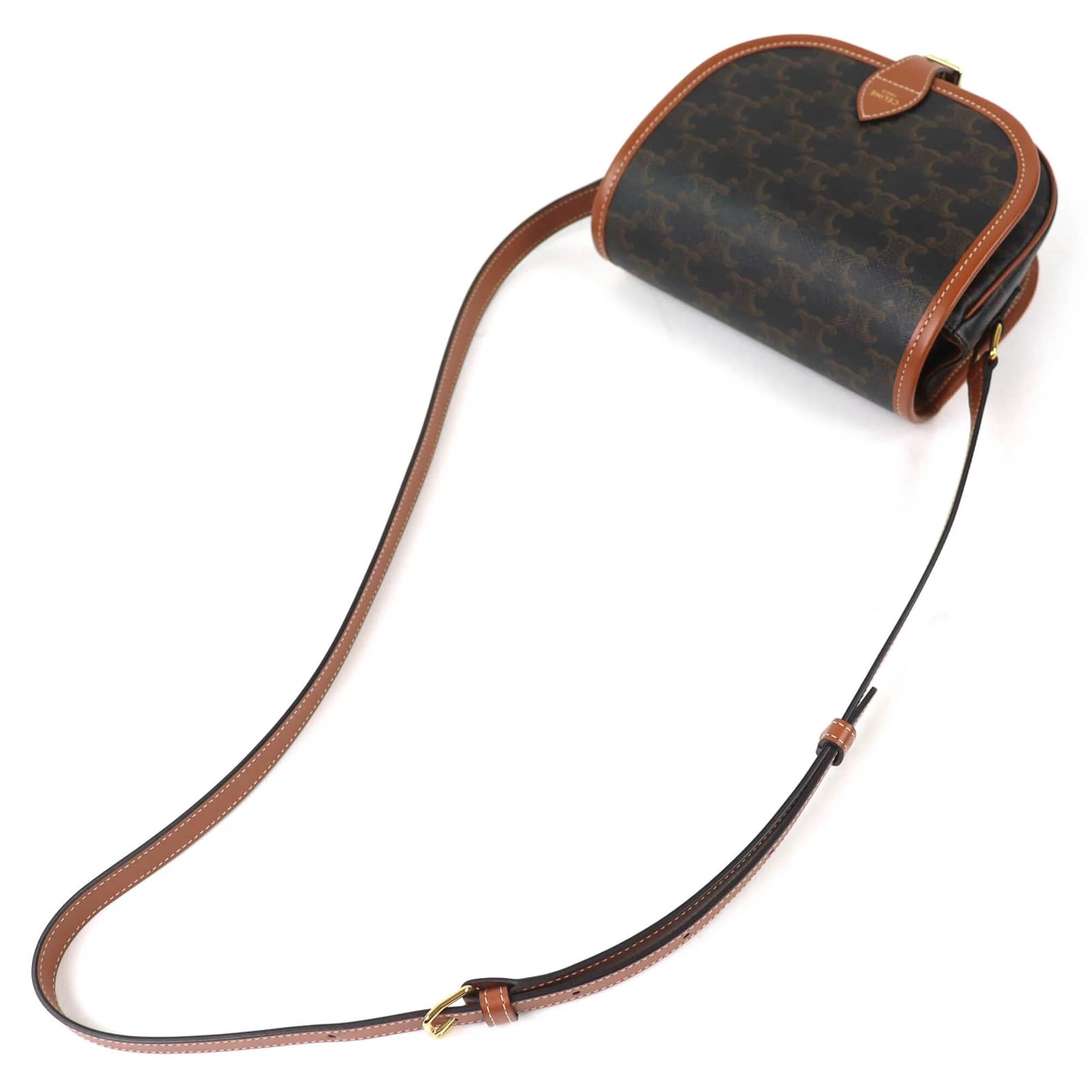 Celine Triomphe Women's bags Teen Black New