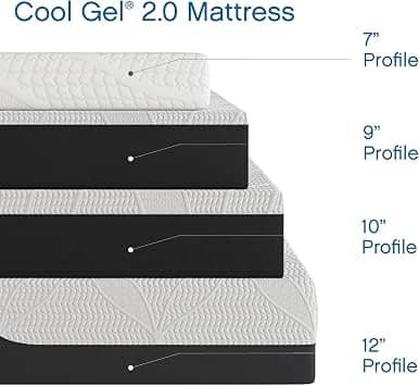 COOL GEL Cool Gel Mattresses New Twin 8"