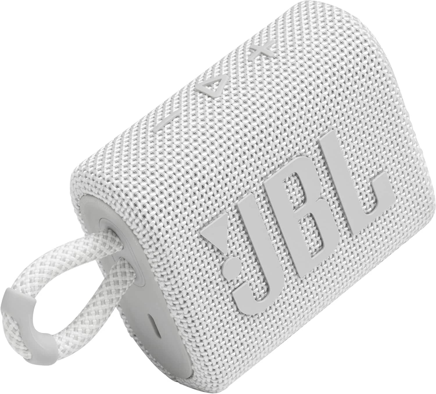 JBL Clip 3 Portable Bluetooth Speakers White Refurbished - Excellent