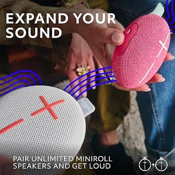 Ultimate Ears MiniRoll Portable Bluetooth Speakers Black New