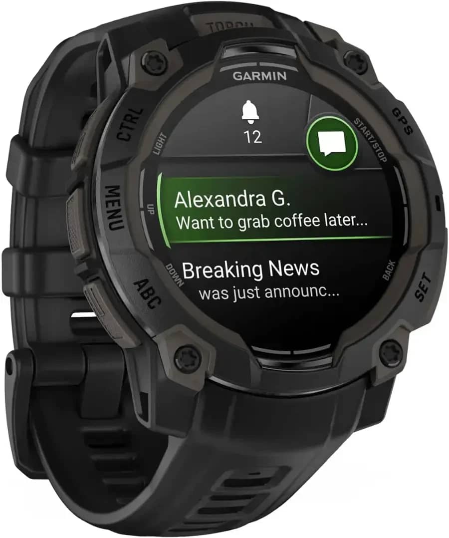Garmin Instinct 3 AMOLED Smartwatches Green 50mm New