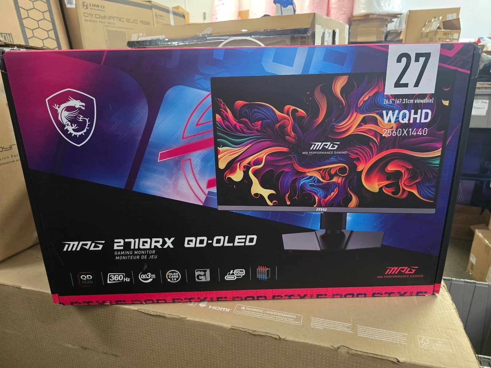 MSI MPG 271QRX QD-OLED Monitors New