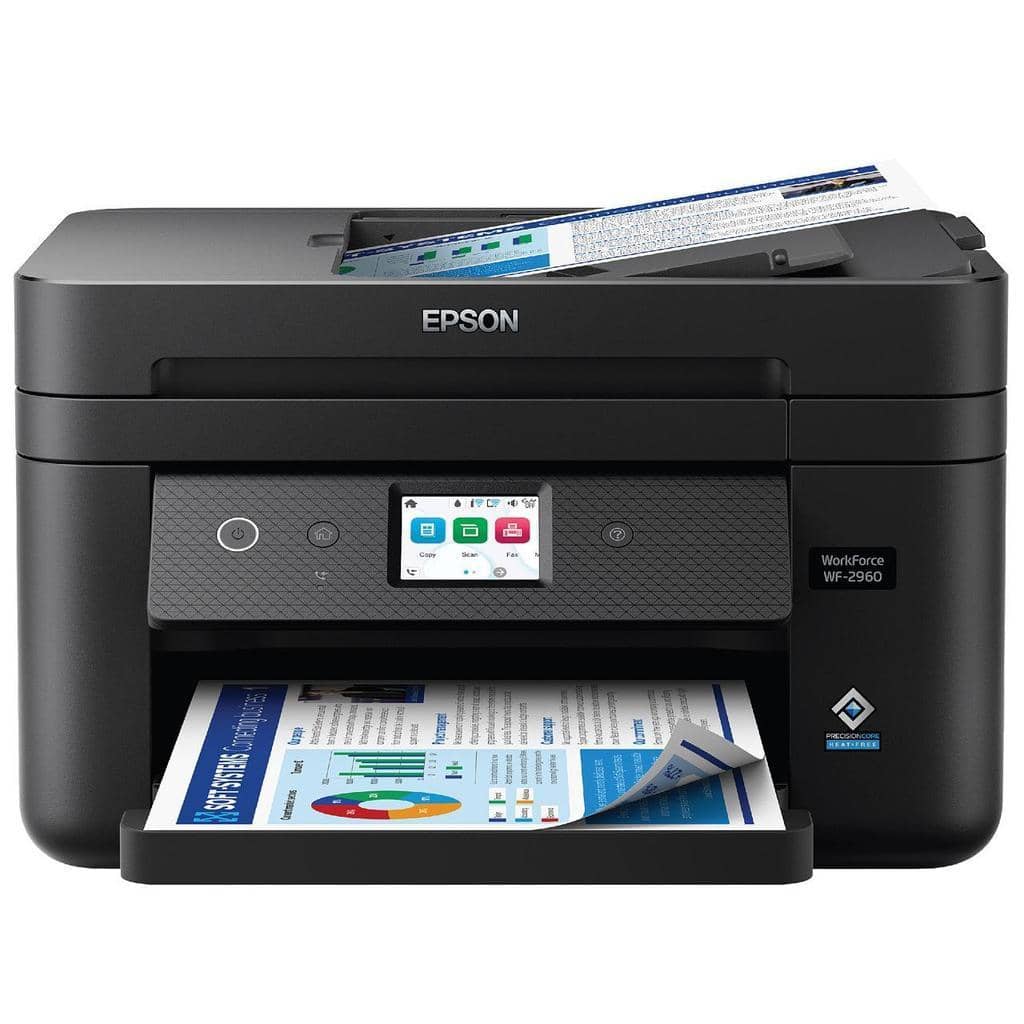 Epson WorkForce WF-2960 Printers Black Refurbished - Excellent