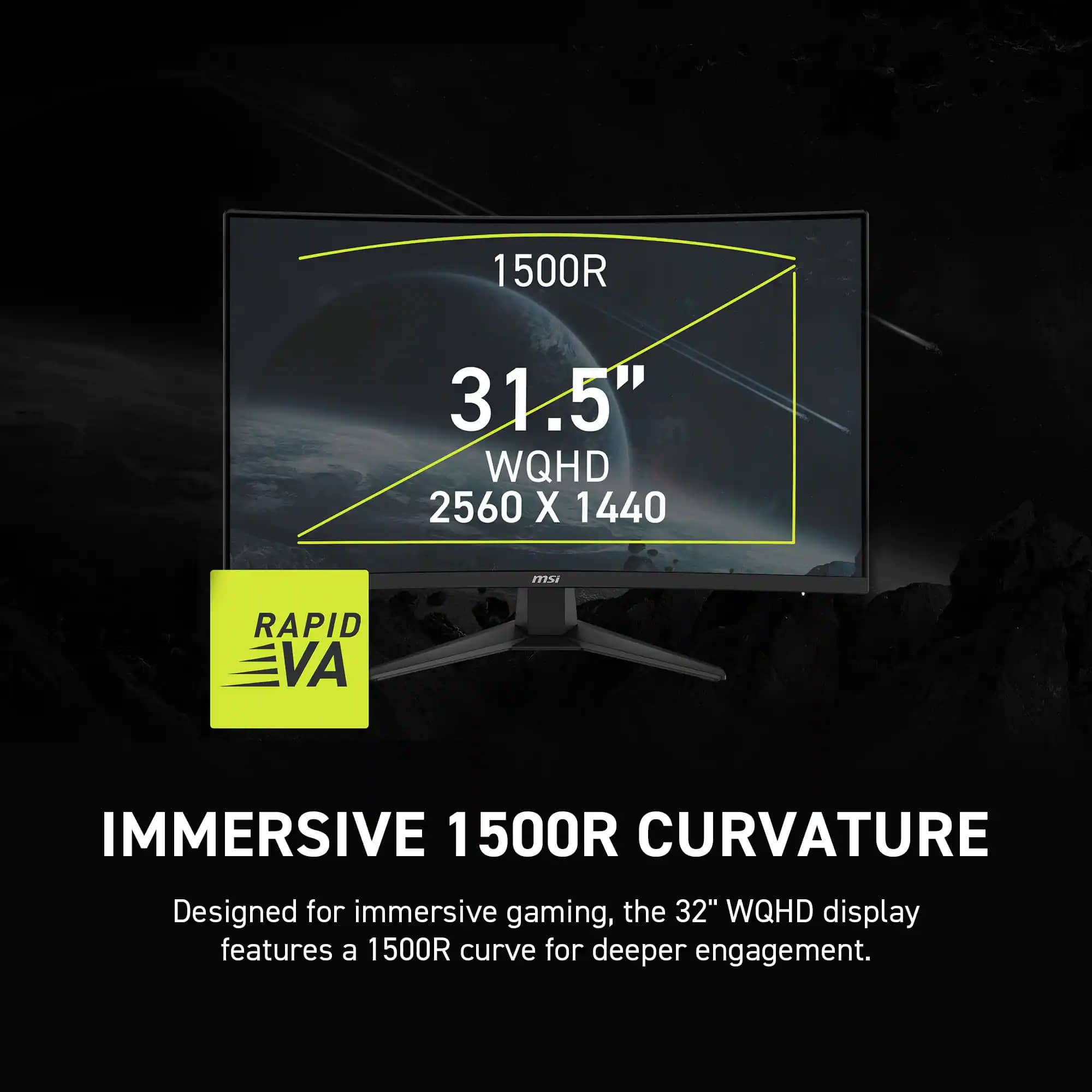 MSI MAG 321CQF E18 Monitors New