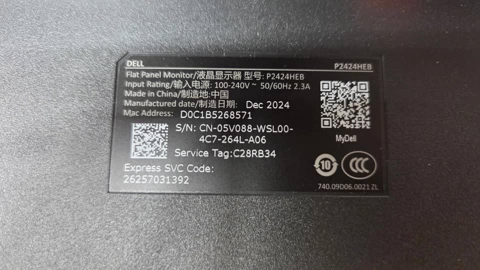 Dell P2424HEB Monitors New