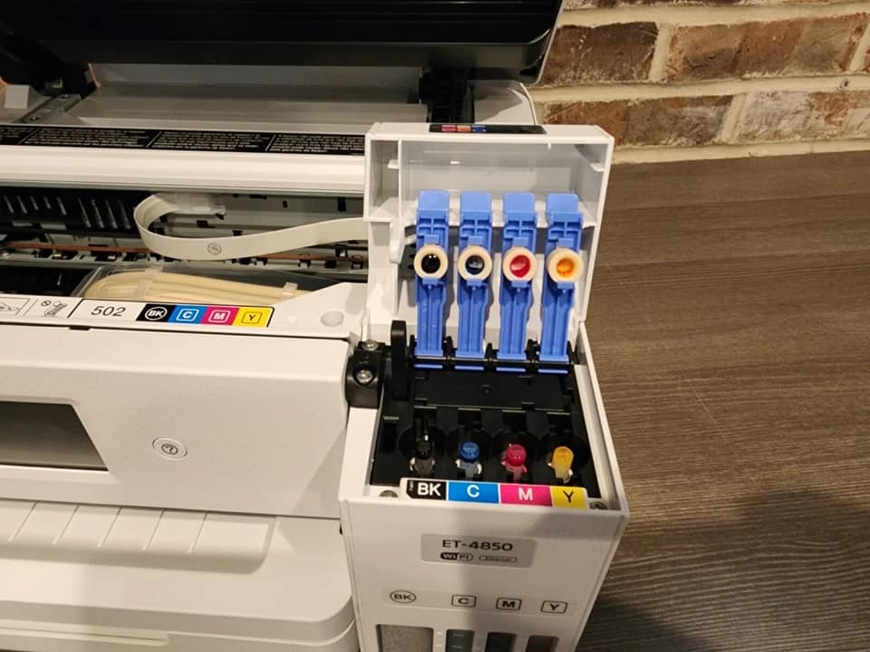 Epson EcoTank ET-4850 Printers Black Refurbished - Excellent