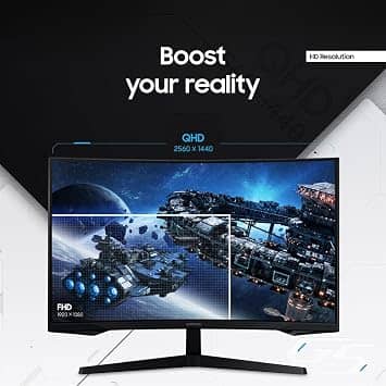 Samsung Odyssey G55C Monitors 27" New