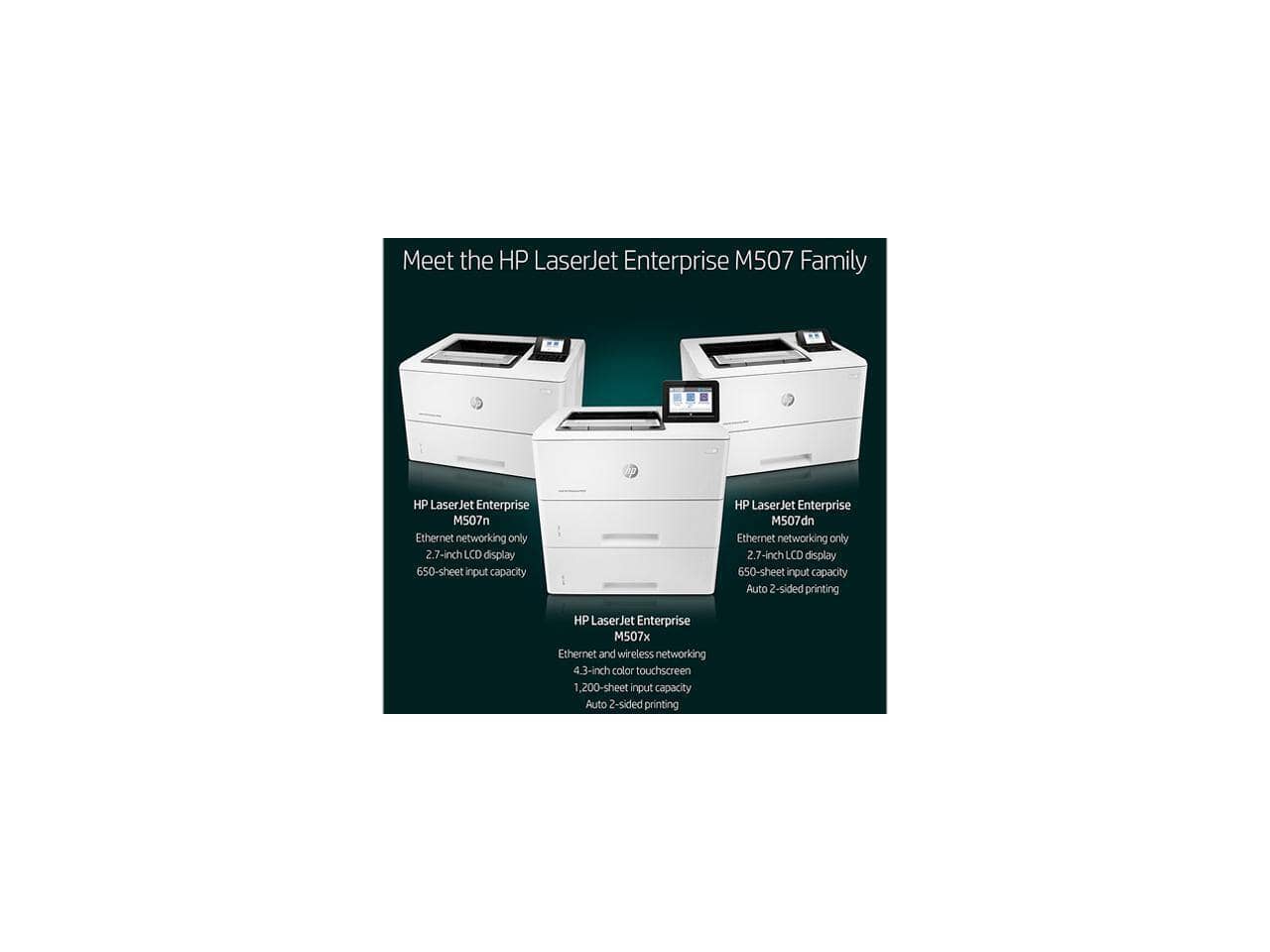 HP HP LaserJet Enterprise M507n Printers New