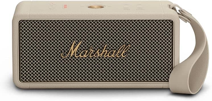Marshall Middleton Portable Bluetooth Speakers Black New