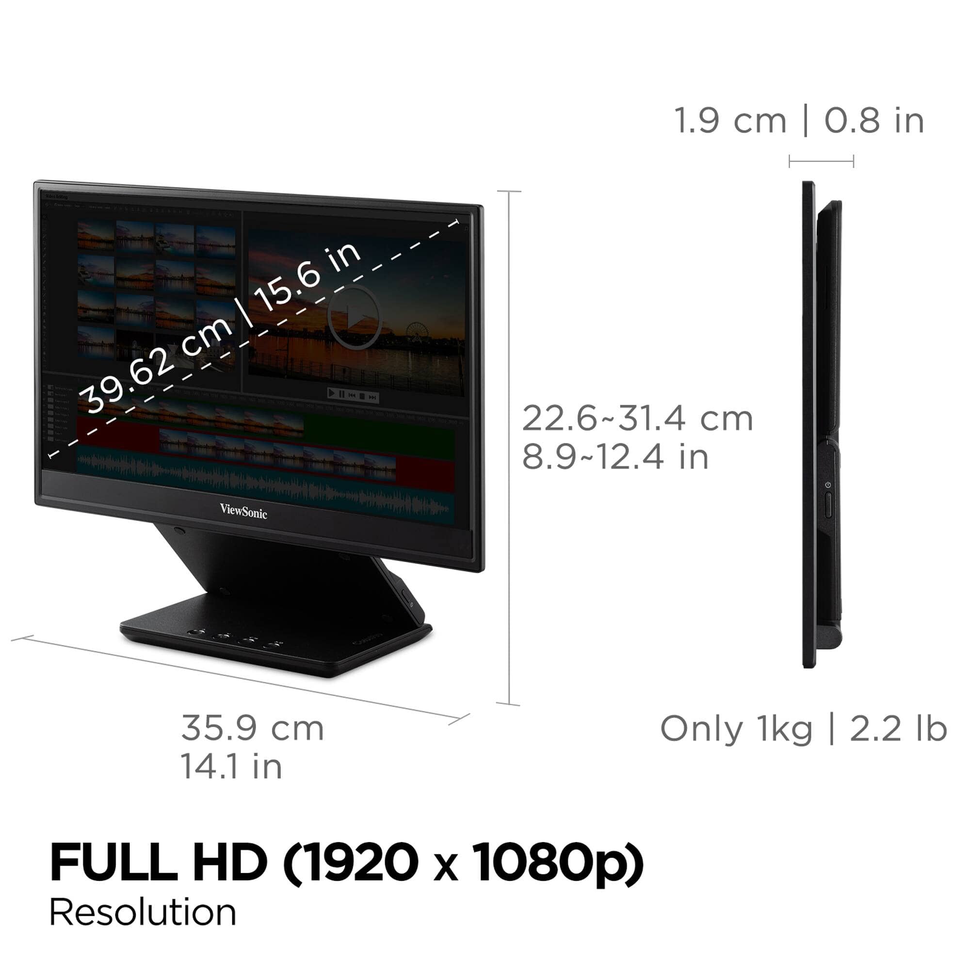 ViewSonic VP16-OLED Monitors New