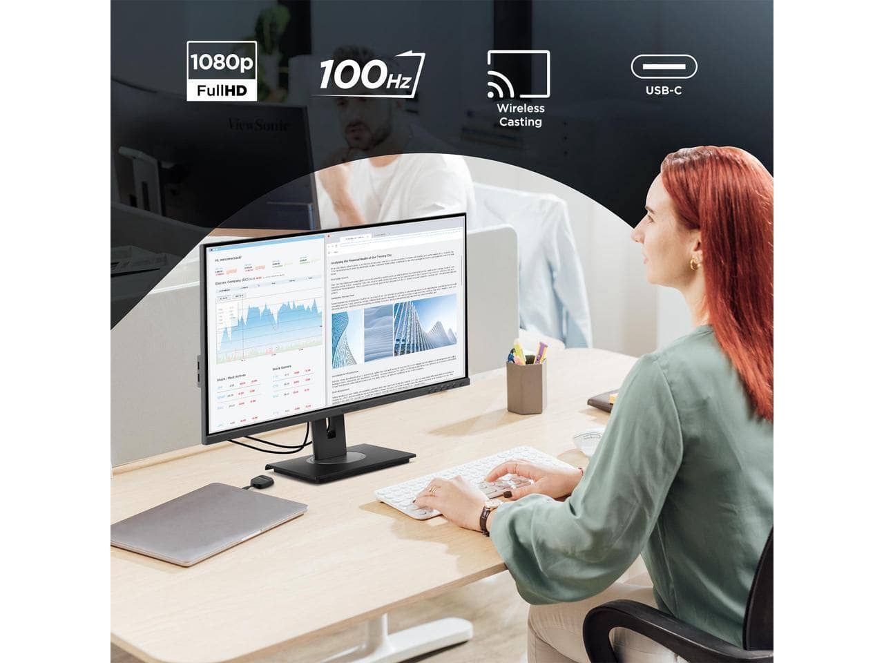 ViewSonic VG2748N Monitors New
