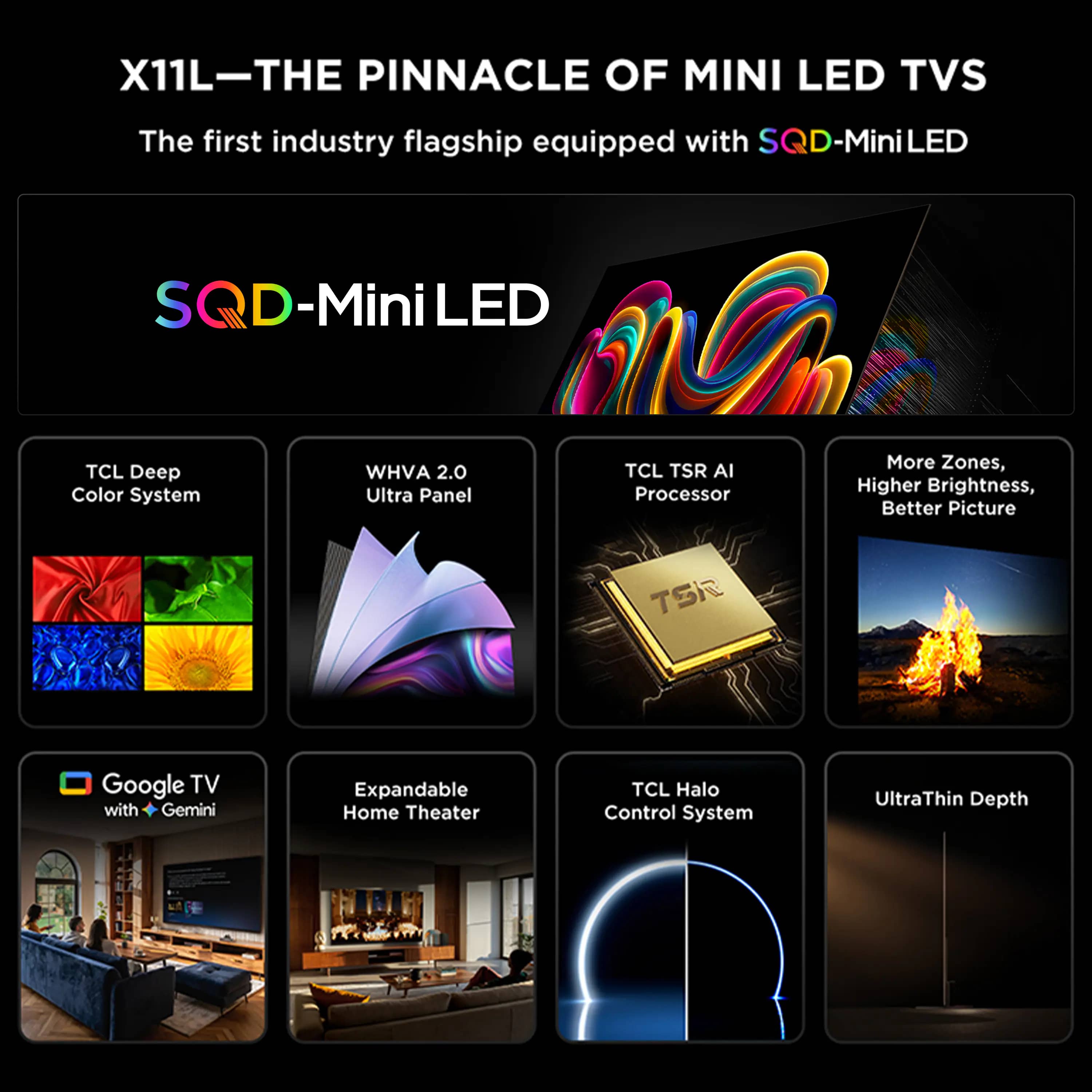 TCL X11L TVs 85 inch New