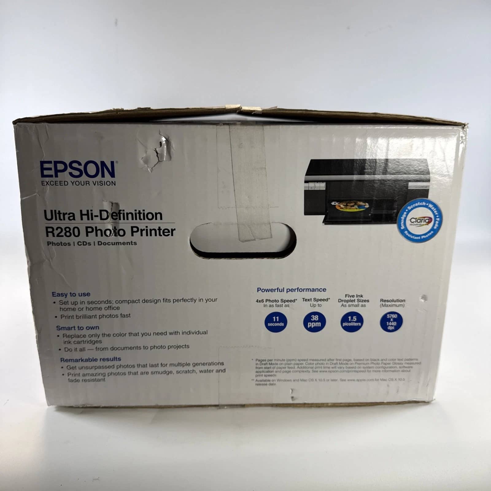 Epson Stylus Photo R280 Printers For parts or not working