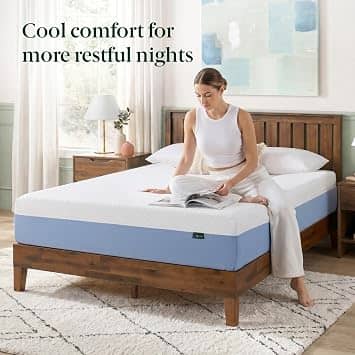 Zinus Cooling Essential Mattresses New Queen 6"