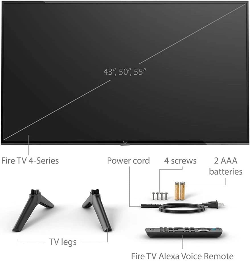 Amazon Fire TV 4-Series TVs 55 inch New